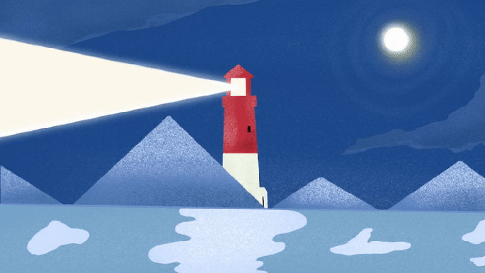 2D Animated Lighthouse