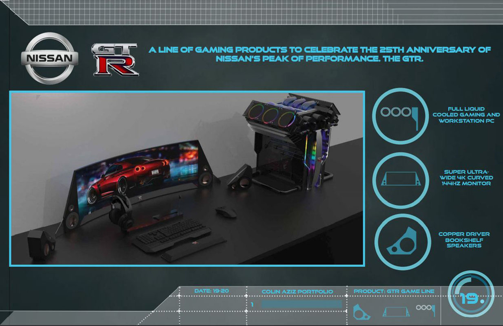Nissan GTR Gaming Product Line