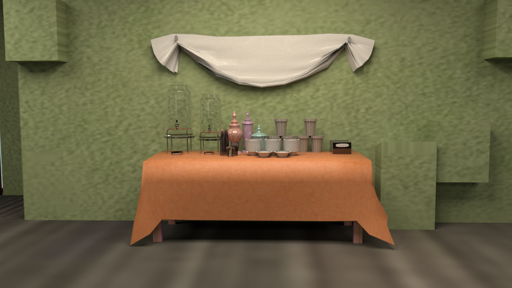Dorm-mates Environment (3D model-Rendered out) 