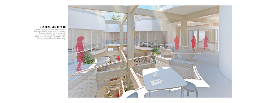 Central Courtyard Rendering