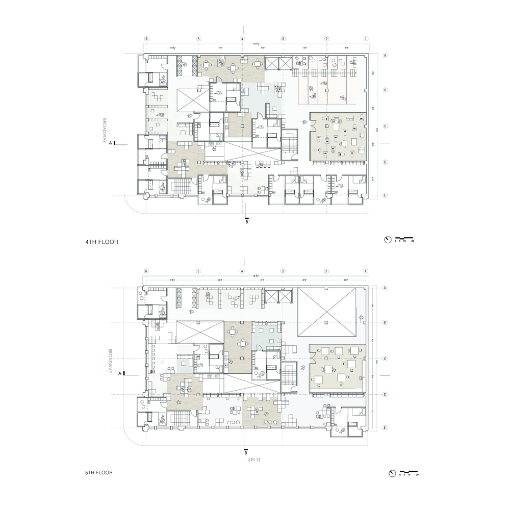 4th and 5th Floor Plan