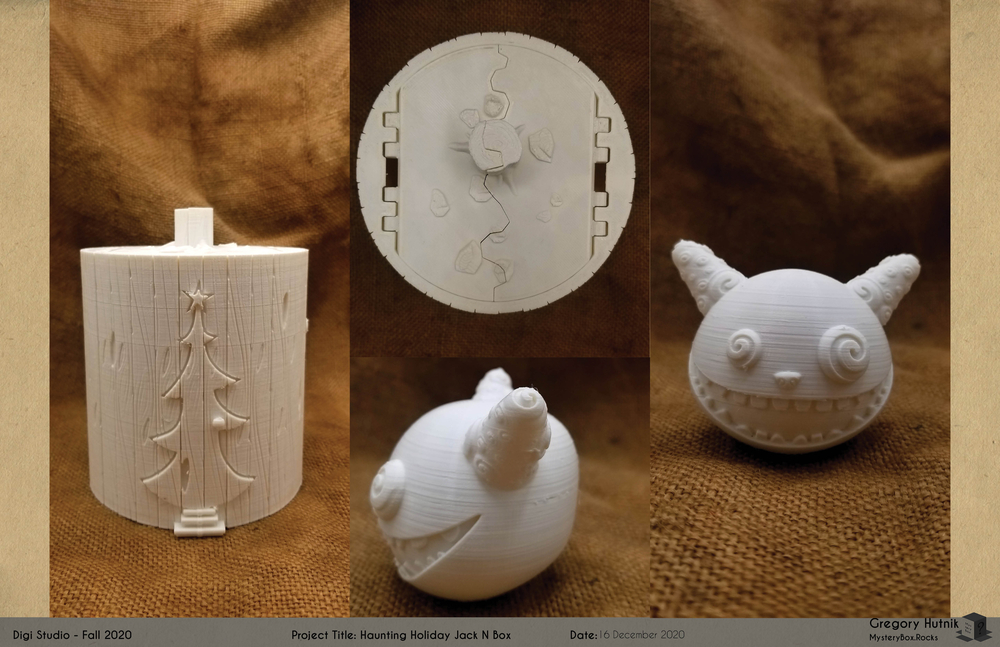 Jack-n-Box Haunting Holidays 3D Print