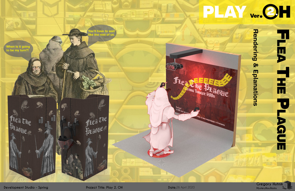 Interactive Library Exhibition Design, Plague Doctor, VR Game