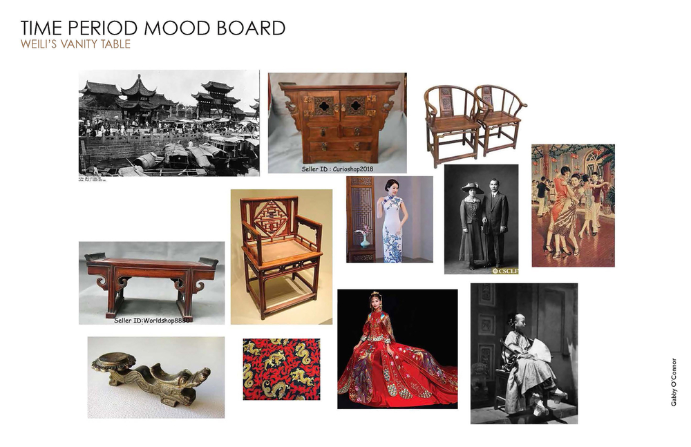MOOD BOARD FOR CHINESE FURNITURE