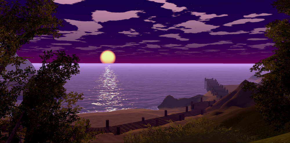Dreamscape Island sunset