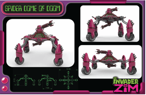 Invader Zim Spider Dome of Doom: page 1