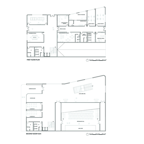 Studio 5 Floor Plans (1 and 2)