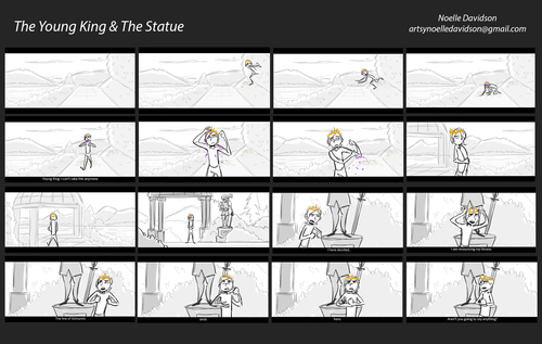 The Young King & The Statue Page 1