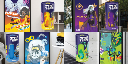 STAR Team packaging and posters