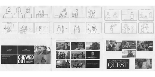 Chewed Out storyboards