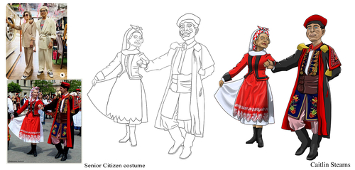 Old Couple in Costume